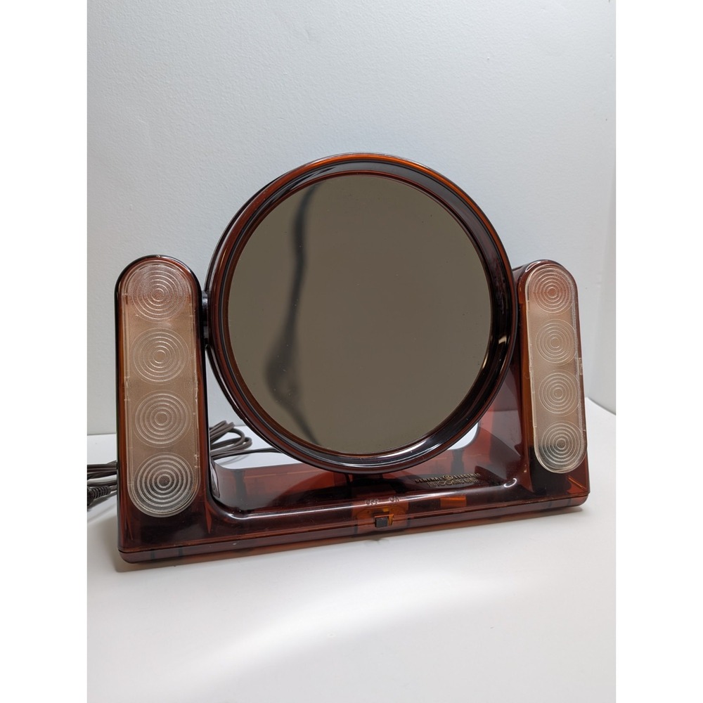 Vintage GE The Looking Glass Lighted  Mirror Two Way General Electric IM500A
